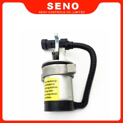12V / 24V solenoid,Diesel engine solenoid valve,Engine shut down solenoid,Engine stop solenoid,Fuel cutoff solenoid,Fuel shut off valve,Fuel solenoid valve,Fuel stop solenoid