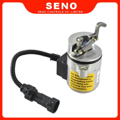 12V / 24V solenoid,Diesel engine solenoid valve,Engine shut down solenoid,Engine stop solenoid,Fuel cutoff solenoid,Fuel shut off valve,Fuel solenoid valve,Fuel stop solenoid